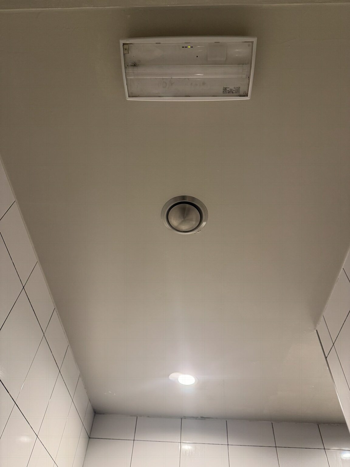 Plafond après intervention