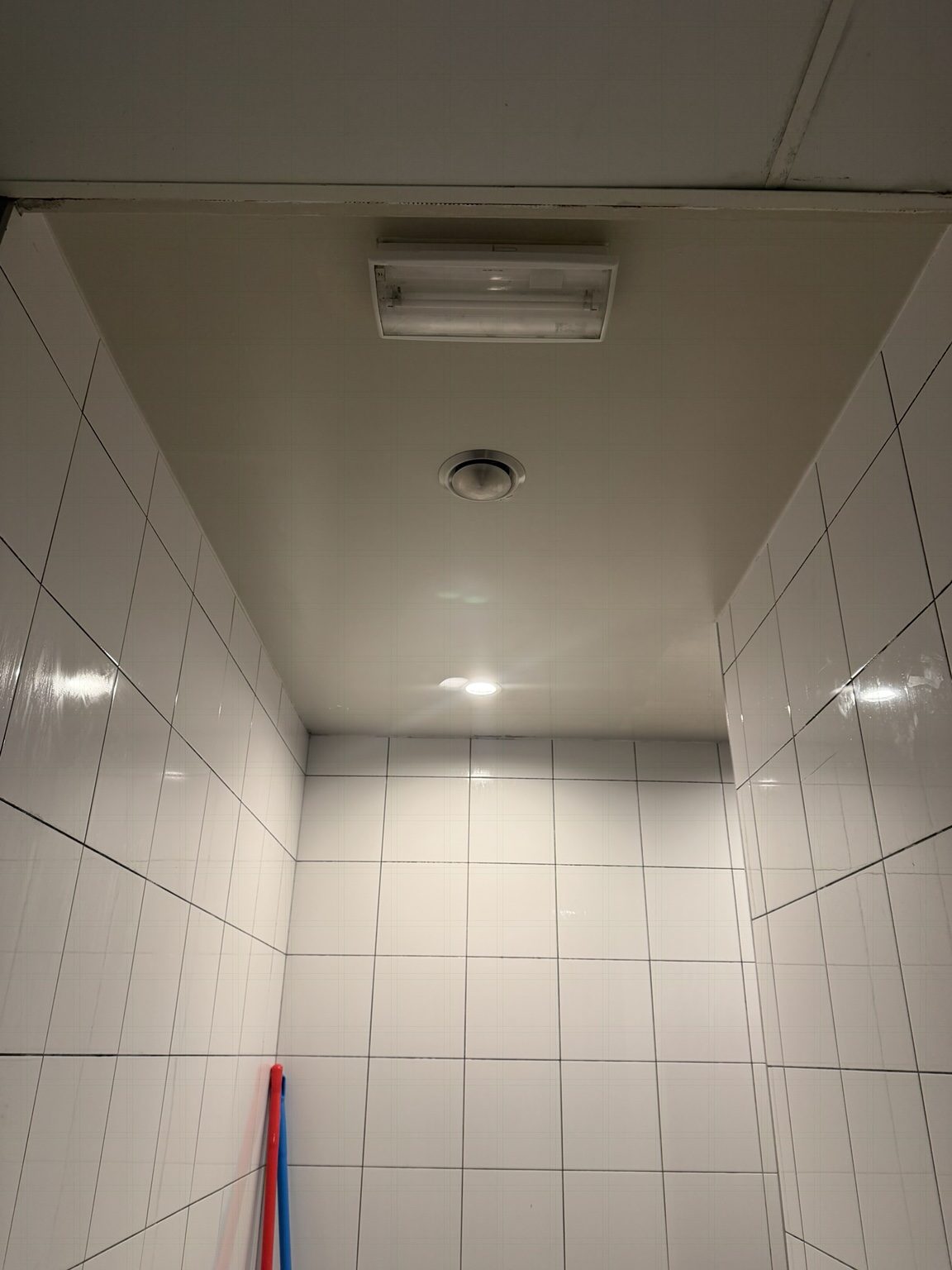 Plafond après intervention